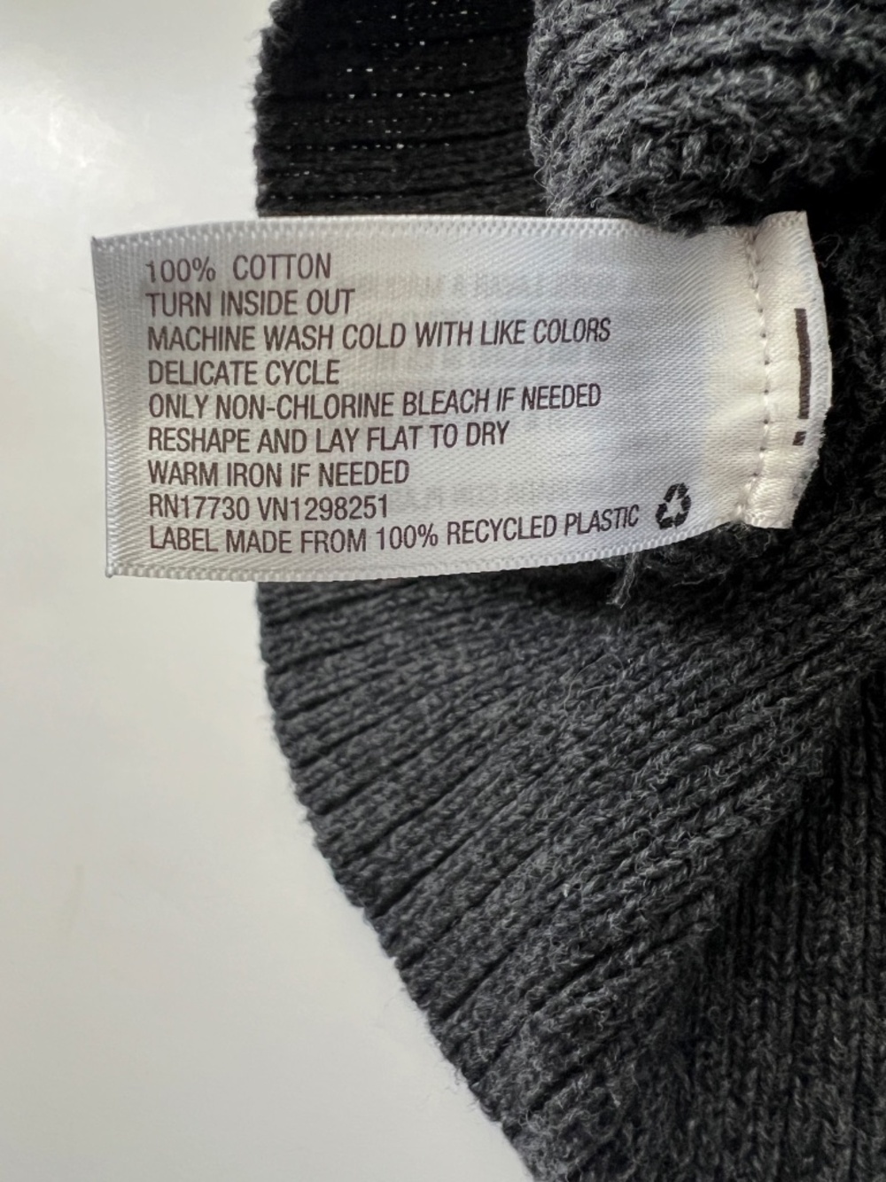 Grey Open-Front Ribbed Cardigan Sweater by Universal Thread Size Small - Picture 6 of 9